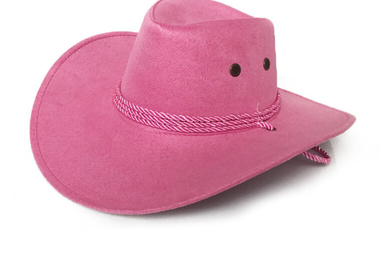 Suede outdoor hot western cowboy hat (5)