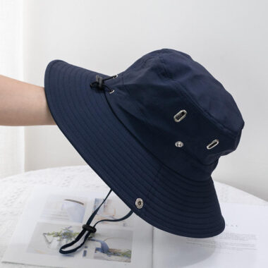 Quick-Dry Outdoor Bucket Hat with Adjustable Drawstring