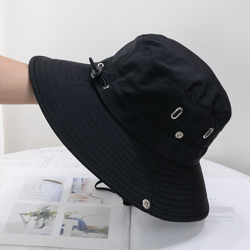Quick-Dry Outdoor Bucket Hat with Adjustable Drawstring