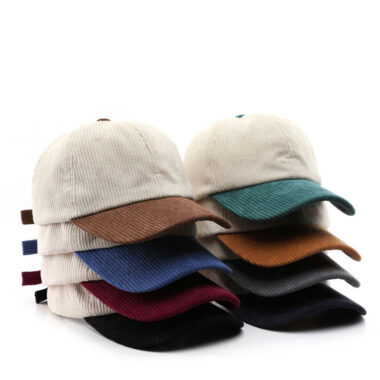Custom Embroidered Corduroy Baseball Hat Manufacturer