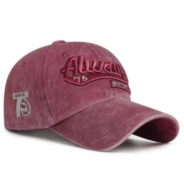 Letter Embroidered Versatile Baseball Hat Factory