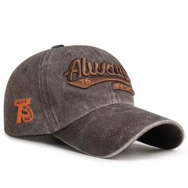 Letter Embroidered Versatile Baseball Hat Factory