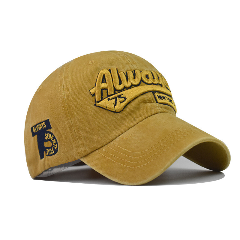 Letter Embroidered Versatile Baseball Hat Factory