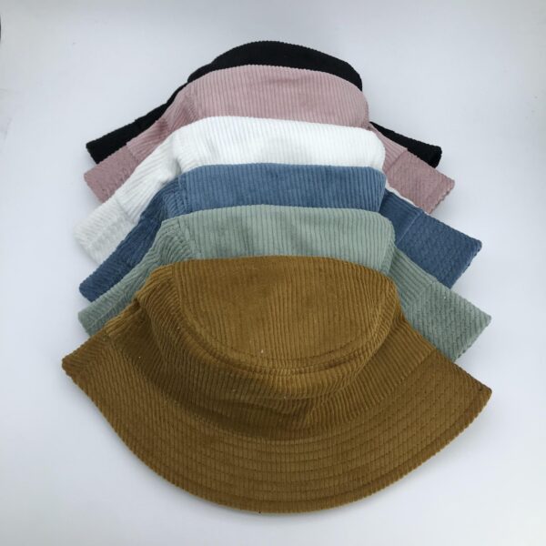 Wholesale Corduroy Bucket Hat with New Design (1) High-Quality Corduroy Bucket Hat New Design Factory