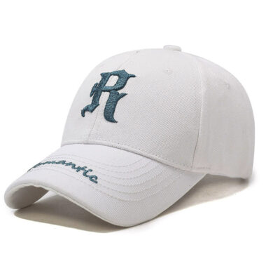 R Letter Wide Brim Baseball Hat Manufacturer