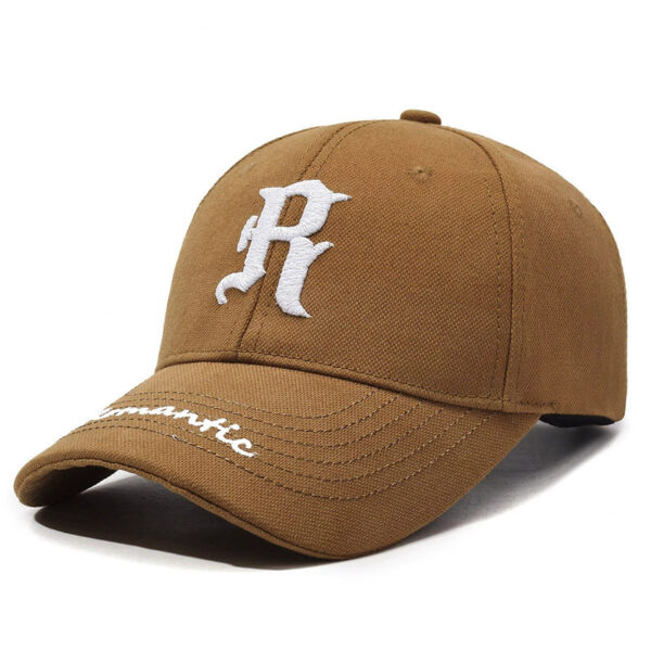 R Letter Wide Brim Baseball Hat Manufacturer
