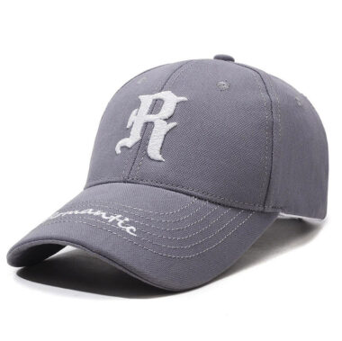 R Letter Wide Brim Baseball Hat Manufacturer