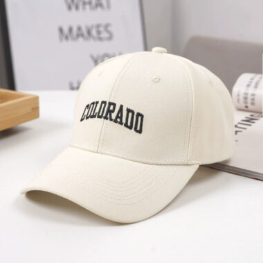 Fashion Embroidered Letter Baseball Hat Manufacturer