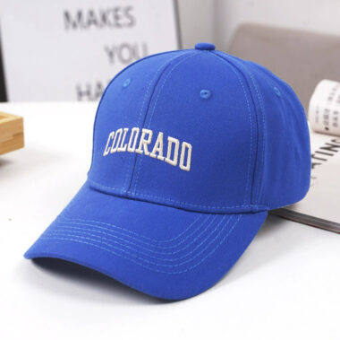 Fashion Embroidered Letter Baseball Hat Manufacturer