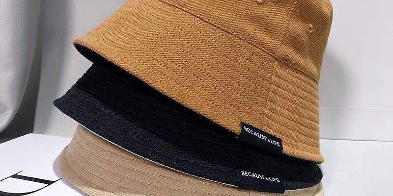 Stylish reversible bucket hat with double-sided design