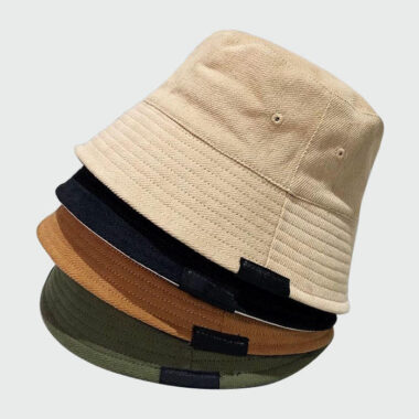 Stylish reversible bucket hat with double-sided design