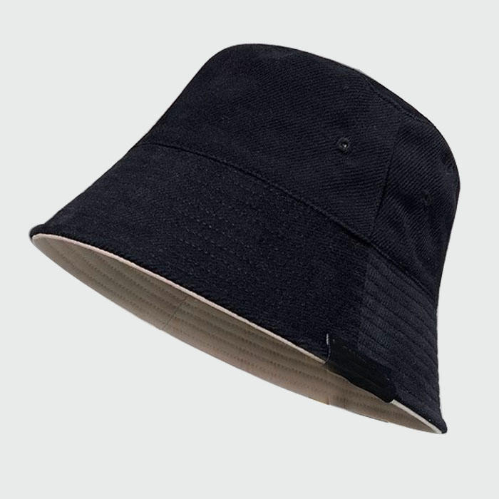 Stylish reversible bucket hat with double-sided design