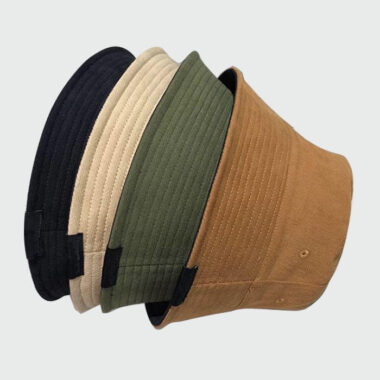 Stylish reversible bucket hat with double-sided design