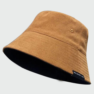 Stylish reversible bucket hat with double-sided design