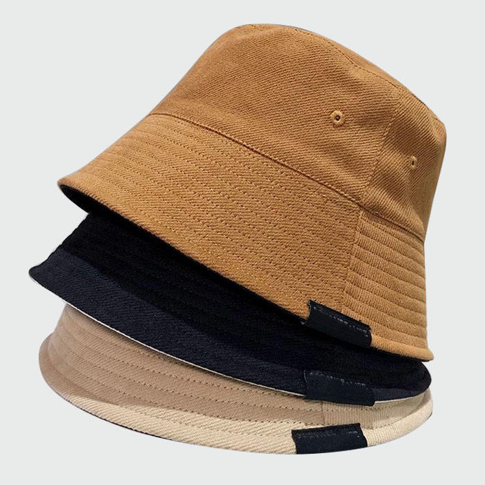 Stylish reversible bucket hat with double-sided design