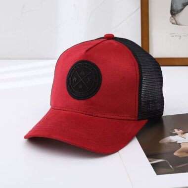 Stylish all-season sun-shade trucker hat for outdoor wear