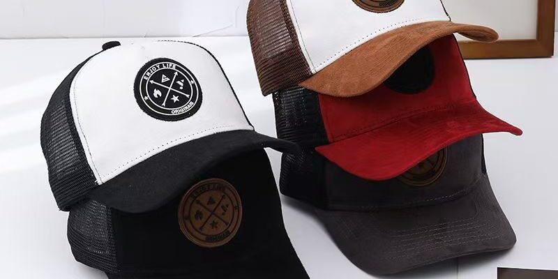 Stylish all-season sun-shade trucker hat for outdoor wear