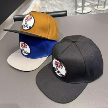 American summer snapback hat with sun-shade design and bold styling