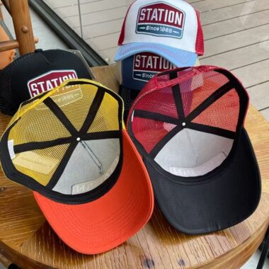 American vintage breathable sun-shade mesh trucker hat