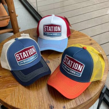 American vintage breathable sun-shade mesh trucker hat