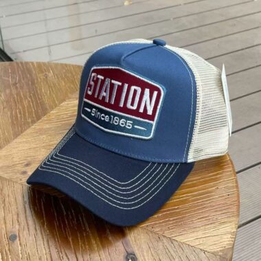 American vintage breathable sun-shade mesh trucker hat