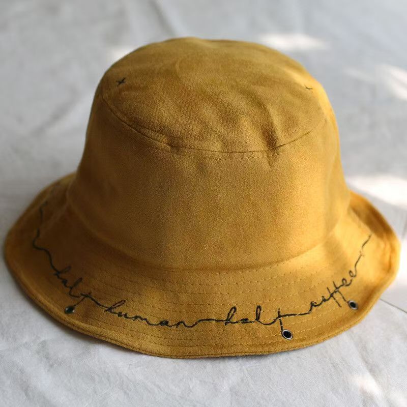 Unisex autumn winter casual bucket hat for daily wear