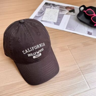 Korean-style cotton letter baseball hat for spring and summer