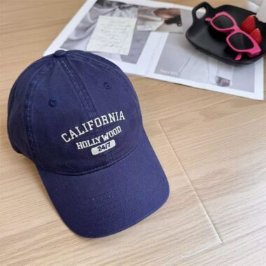 Korean-style cotton letter baseball hat for spring and summer