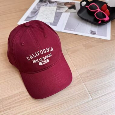 Korean-style cotton letter baseball hat for spring and summer
