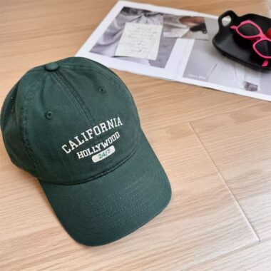 Korean-style cotton letter baseball hat for spring and summer