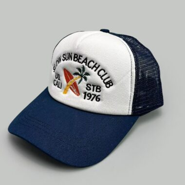 Unisex embroidered letter sun-shade trucker hat