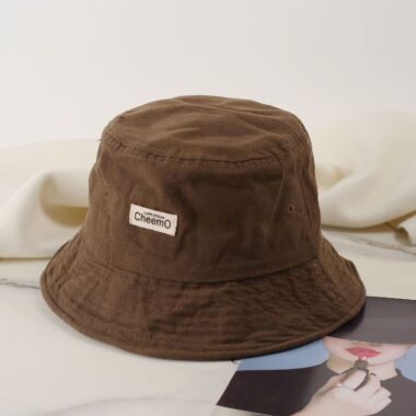 Japanese canvas vintage bucket hat for casual daily wear