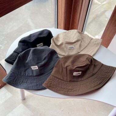 Japanese canvas vintage bucket hat for casual daily wear
