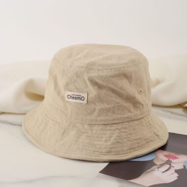 Japanese canvas vintage bucket hat for casual daily wear