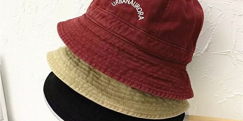 Lightweight Japanese spring-summer dome bucket hat design