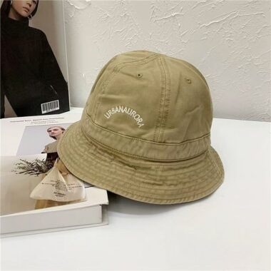 Lightweight Japanese spring-summer dome bucket hat design