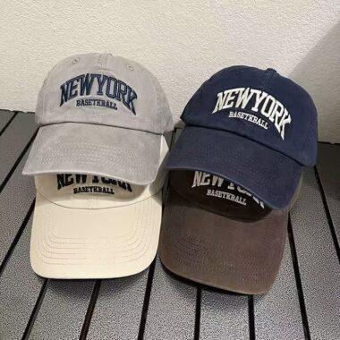 Classic minimal embroidered unisex casual baseball hat