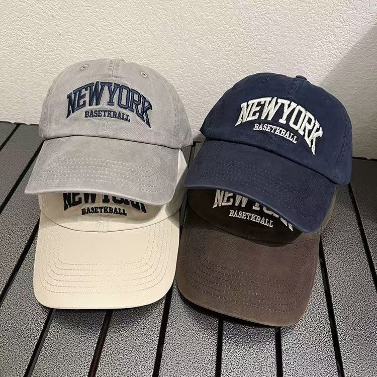 Classic minimal embroidered unisex casual baseball hat