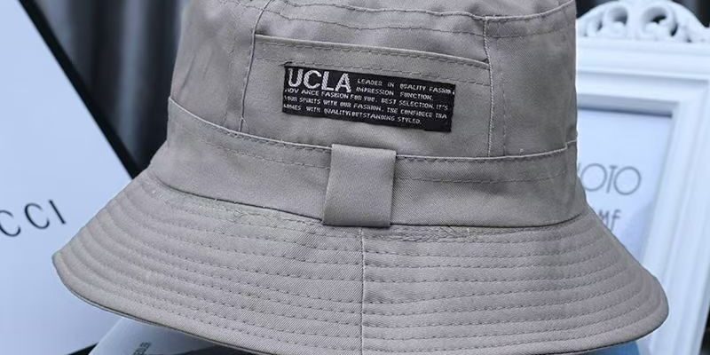 Unisex spring autumn travel bucket hat with sun-shade design