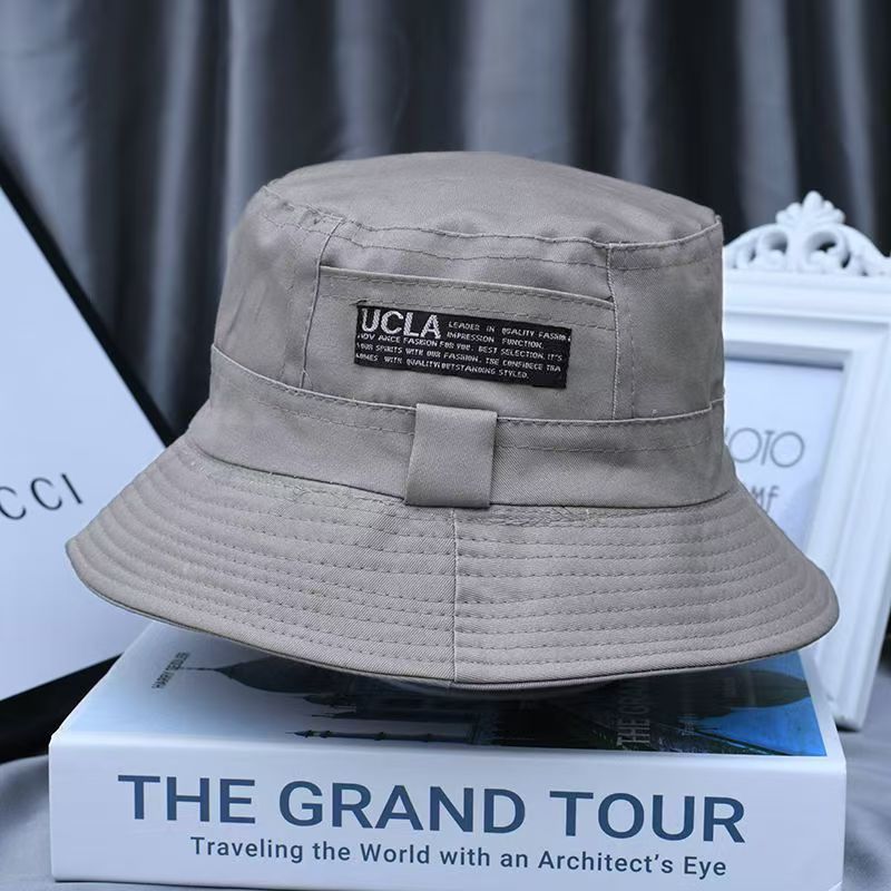 Unisex spring autumn travel bucket hat with sun-shade design