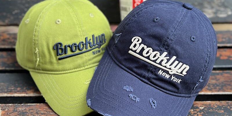 3D embroidered distressed casual all-match baseball hat