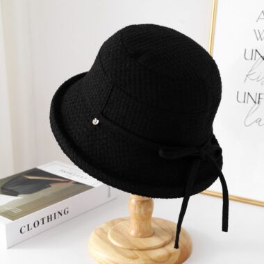 all-season simple sun protection women bucket hat