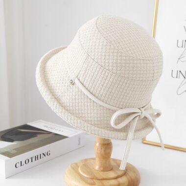all-season simple sun protection women bucket hat
