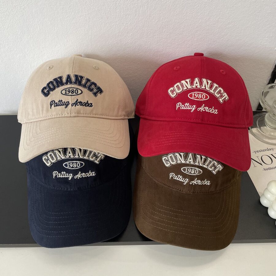 american letter embroidered spring autumn unisex baseball hat