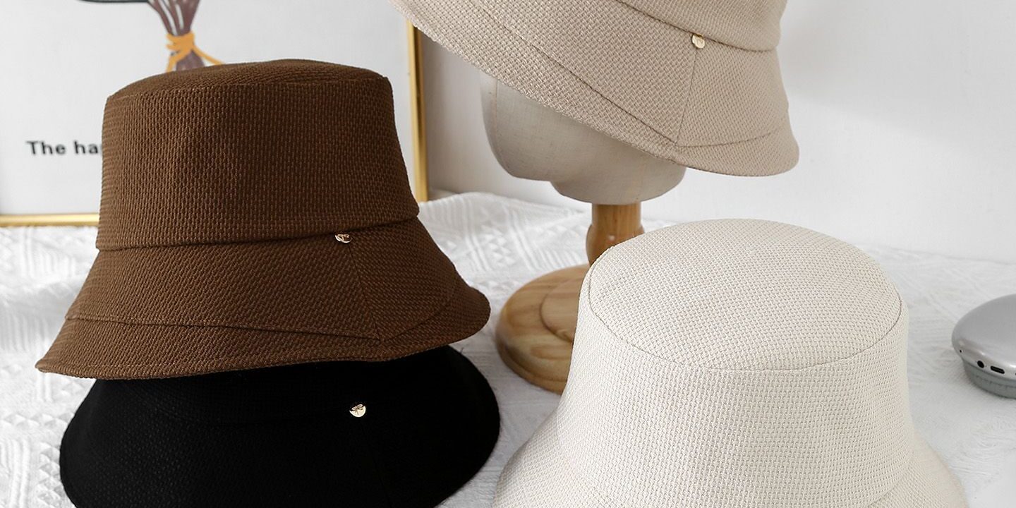 autumn simple casual sun protection bucket hat