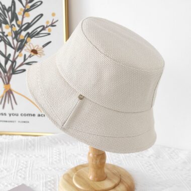 autumn simple casual sun protection bucket hat