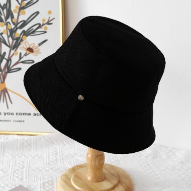 autumn simple casual sun protection bucket hat