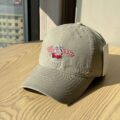 korean cute cherry embroidered vintage unisex baseball hat
