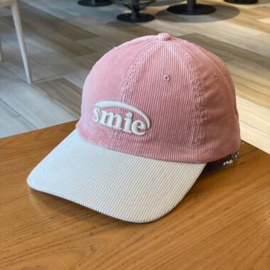 contrast corduroy letter embroidered winter unisex baseball hat