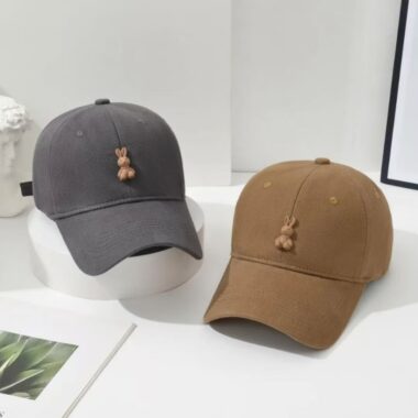 korean cute cartoon bunny all match women baseball hat